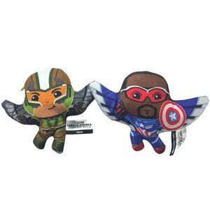 Marvel Brave New World Plush Toys Captain America Falcon mcdonalds